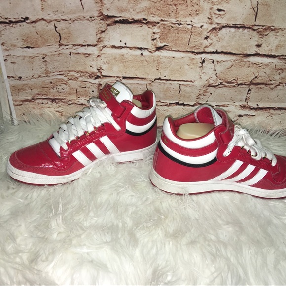 red patent leather adidas